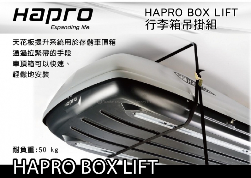 HAPRO BOX LIFT 行李箱吊掛組 || THULE MultiLift 571 572參考