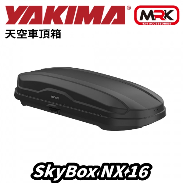 【MRK】YAKIMA SkyBox NX16 455L 天空 車頂箱 行李箱 雙面 黑(41x89x192cm) 8007369