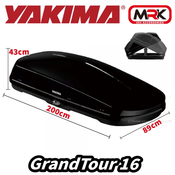 【MRK】YAKIMA  GrandTour 16 450L 行李箱 車頂箱 亮黑色 7394