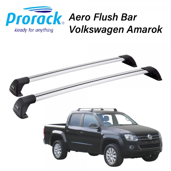 【MRK】【Prorack】Aero Flush Bar VW Amarok 車頂架 行李架 包覆式橫桿 銀色